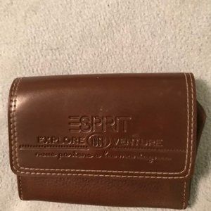 Esprit Brown leather wallet